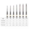 1Pc Wolf Hair Paint Brush With Detachable Metal Rod Artistic Watercolor Painting Brushes Oil Painting Drawing Brush 7Sizes 6