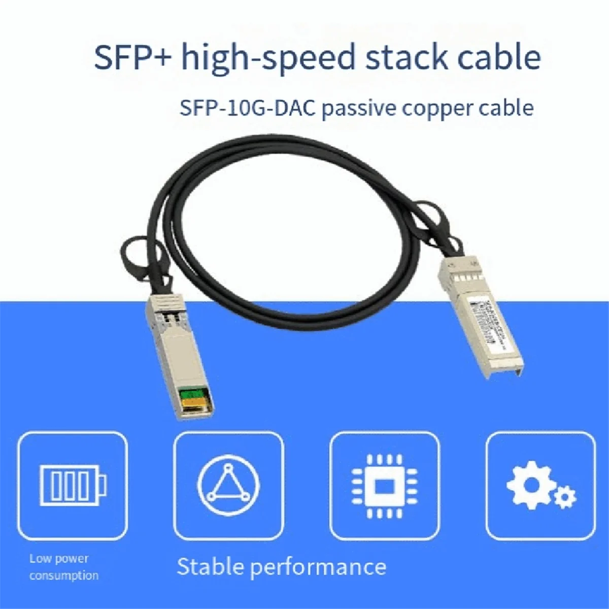 SWXF 10G SFP+ 케이블, 직접 연결 구리 패시브 케이블, 3미터 작동, 스위치