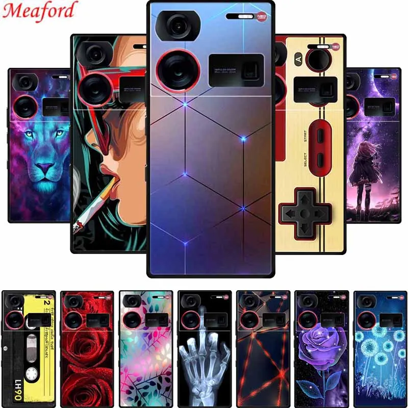 Per Zte Nubia Z60 Ultra Case 6.8 "Custodia Morbida In Silicone Nero Per Zte Nubia Z60 Ultra Custodie Per Telefoni Z 60 Ultra Funda Coque