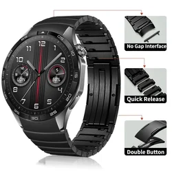 Sleek Stainless Steel Removable Wristband - Huawei GT5 46mm (Black)