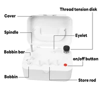 Enrouleur de canette électrique automatique avec support de fil pour Machine à coudre industrielle domestique, enrouleur de fil, outil d'aide à l'enroulement 5