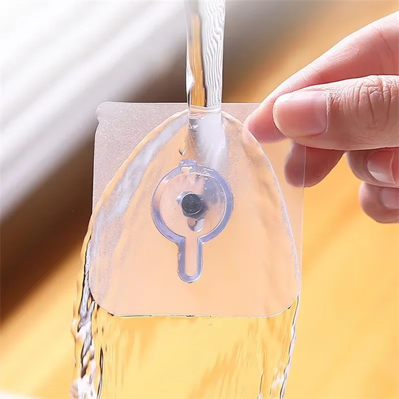 Strong Adhesive Hooks No Drilling Waterproof Hooks For Picture Frames Posters Kitchen Bathroom Accessories Screw Hook 10/20 Pack Wall Hooks Adhesive Hooks Hanging Hooks