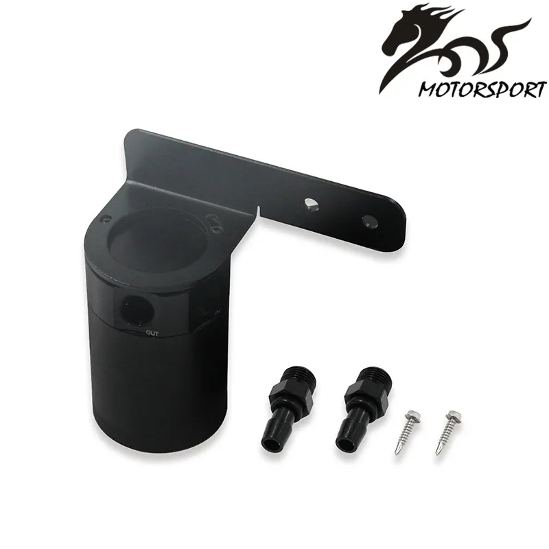 Serbatoio Di Raccolta Dell'Olio Nero Di Alta Qualità Con Accessori Per Auto Tubo Flessibile In Silicone Radiatore Per Honda Civic 16-17