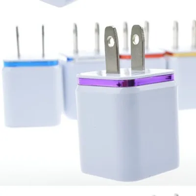 

Адаптер питания переменного тока с 2 USB-портами, 200 шт./лот, 2 А + 1 А
