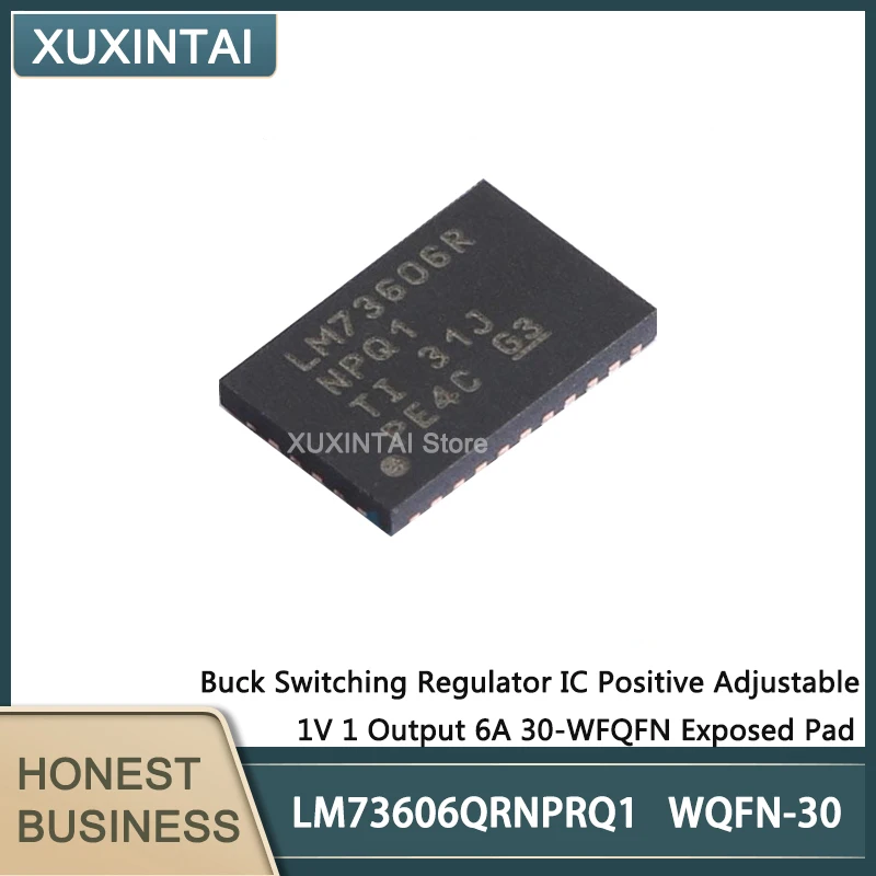

5Pcs/Lot New Original LM73606QRNPRQ1 LM73606 Buck Switching Regulator IC Positive Adjustable 1V 1 Output 6A 30-WFQFN Exposed Pad