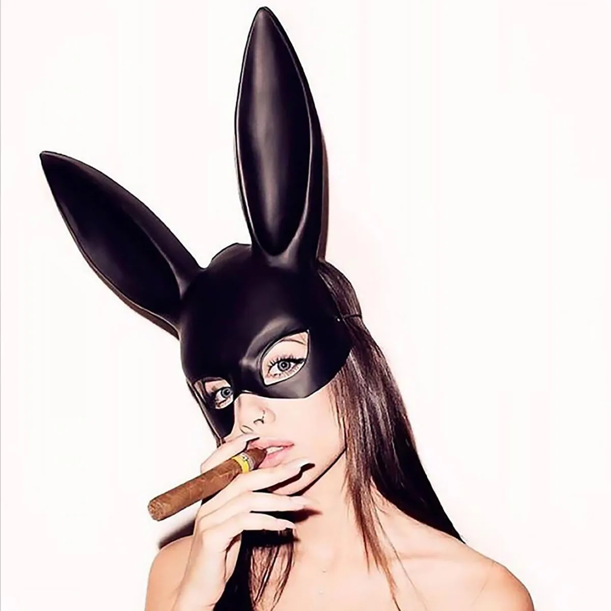 Rabbit Mask 1pc for Halloween Party Decoration Party Long Ears Rabbit Bunny Mask Costume Cosplay halloween mask party masks