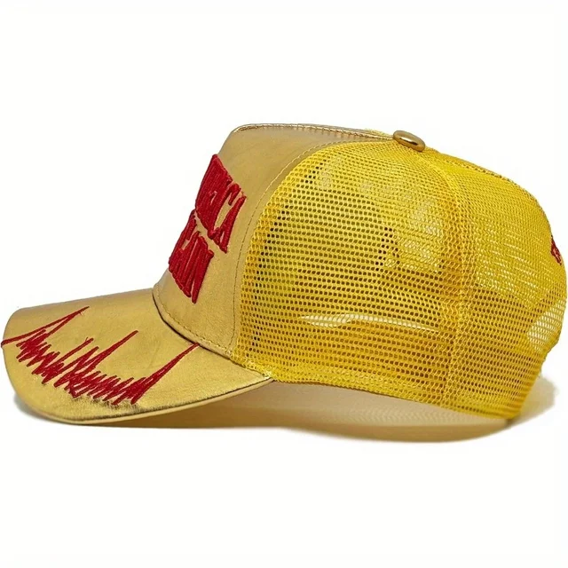 Gold MAGA Hat 4