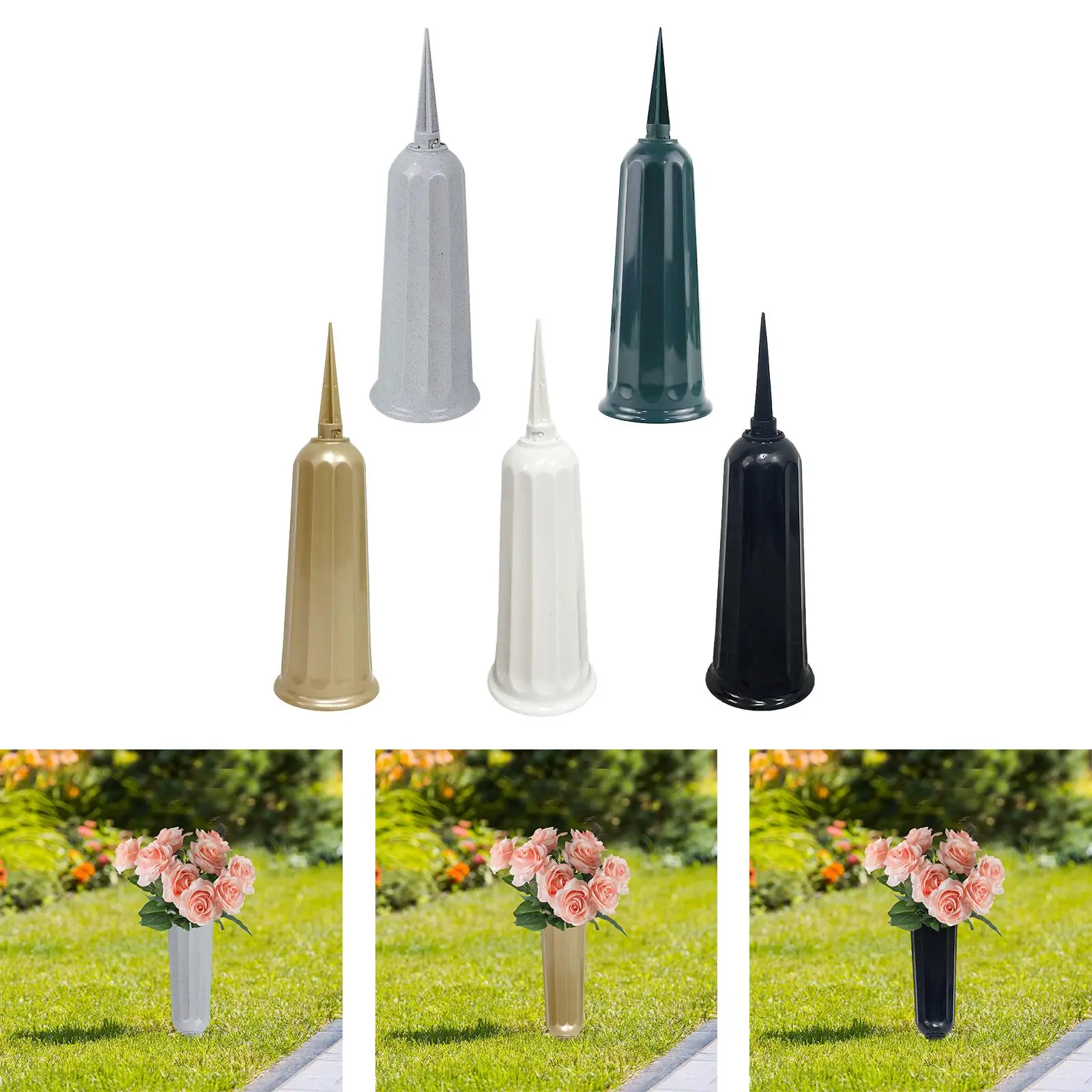 Cemetery Vases, Removable Stake Flower Holders, Art Vases, Universal Grave Cemetery Vases, Removable Stake Flower Holders, Art Vases, Universal Grave