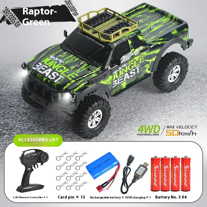 HB ZP1005 RC Car 1:10 Full Scale 2.4G 4WD Off-Road Climbing