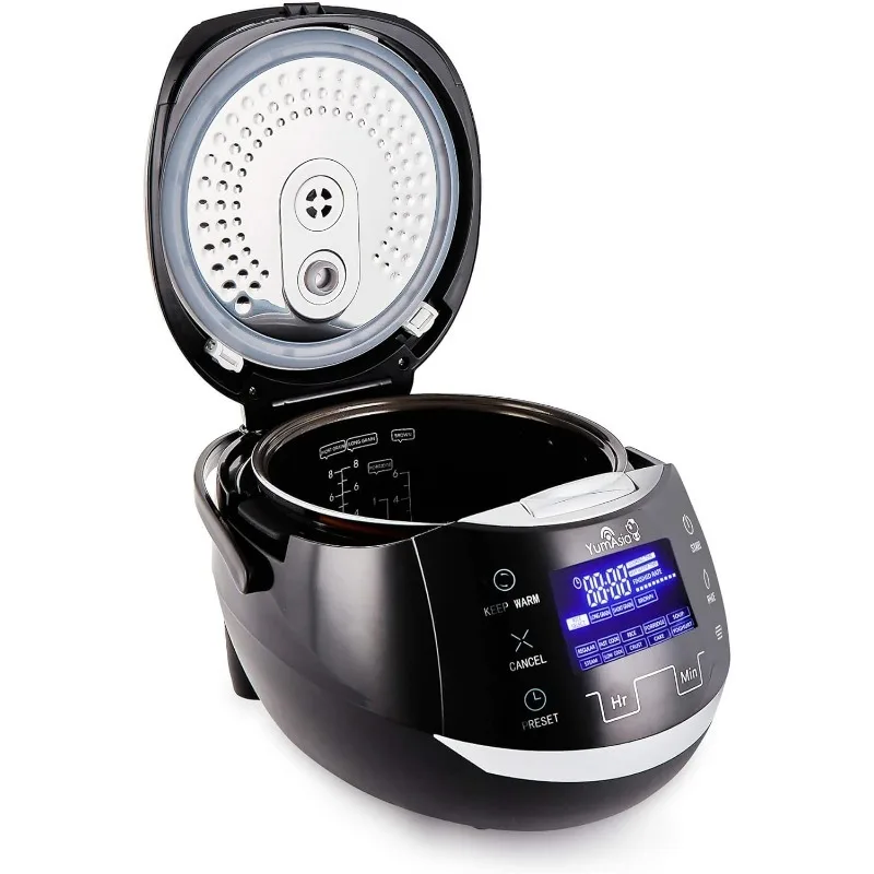 Yum Asia Sakura Rice Cooker with Ceramic Bowl and Advanced Fuzzy Logic (8 Cup, 1.5 Litre) 6 Rice Cook Functions, 6 Multicook 6