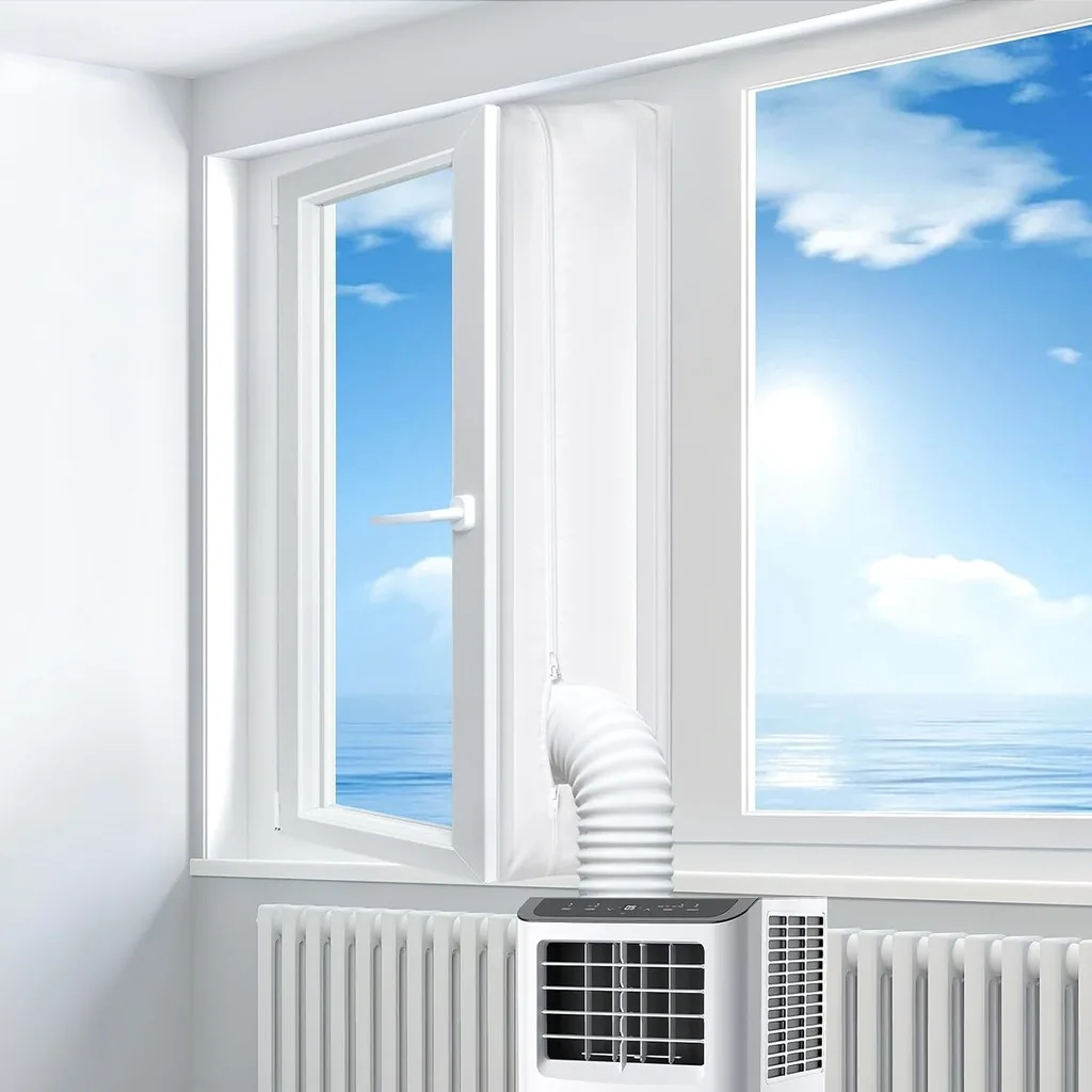 Portable Window Seal Kit for Air Conditioners - Versatile Seal Cloth for Home Doors and Windows