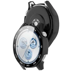 Premium Protective Case & Screen Protector for Huawei Watch GT5 46mm - All-Around Anti-Scratch Bumper Cover (Black)