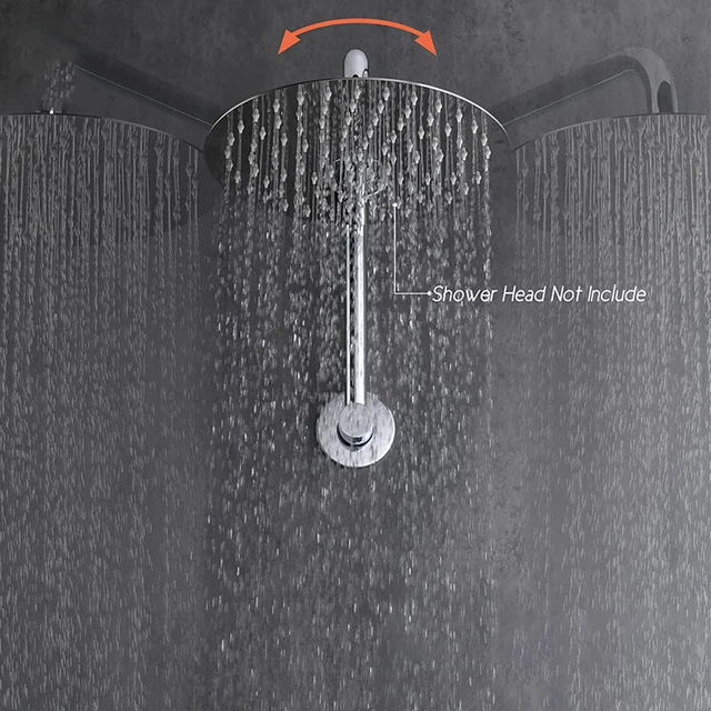 Prolunga Per Doccia In Acciaio Inossidabile - 8 Pollici G1/2 - Per Soffione Da Bagno - Foto 11