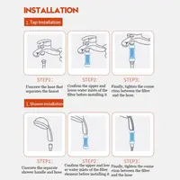 Dechlorination Shower Head Filter Rose Lavender Anti-scaling Shower Scented filter impurities Water Softener 2