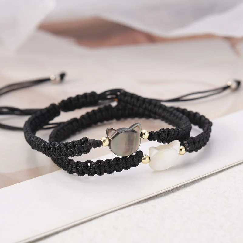 Fashion Cat Ball Charm Bracelets Men Women Adjustable - Temu