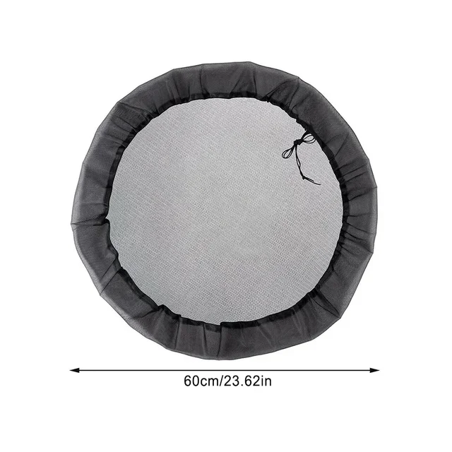 60CM Mesh Cover Netting For Rain Barrels PE Water Collection Buckets Anti Mosquito Water Protection Tank Raindrop Harvesting 6