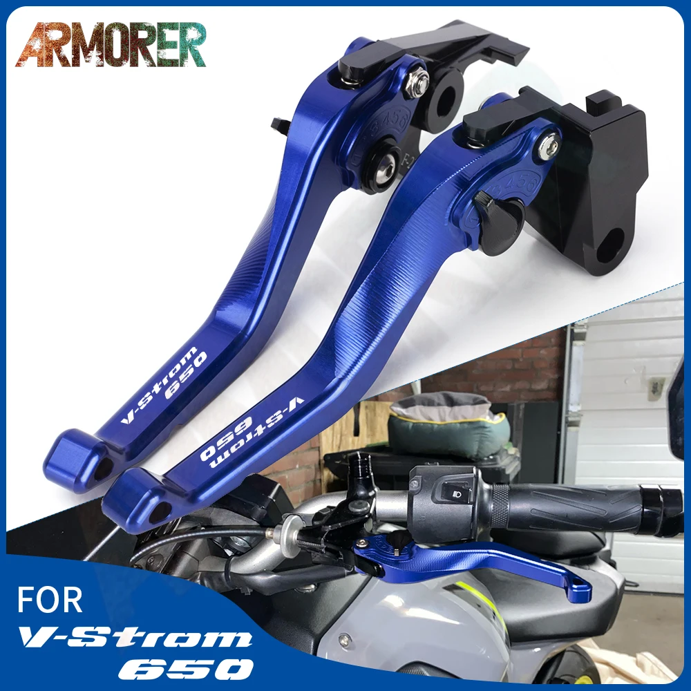 Accessori Moto Per Suzuki Vstrom 650 V-Strom 650 V Strom 650 Xt 650Xt Dl650 Dl 650 2022 Leve Frizione Freno Regolabili