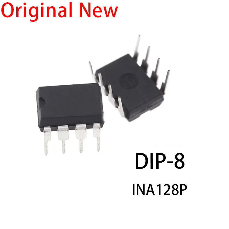 

10PCS New and Original chip INA128 INA128P DIP-8 INA128PA DIP8 OPERATIONAL Instrument amplifier dip8