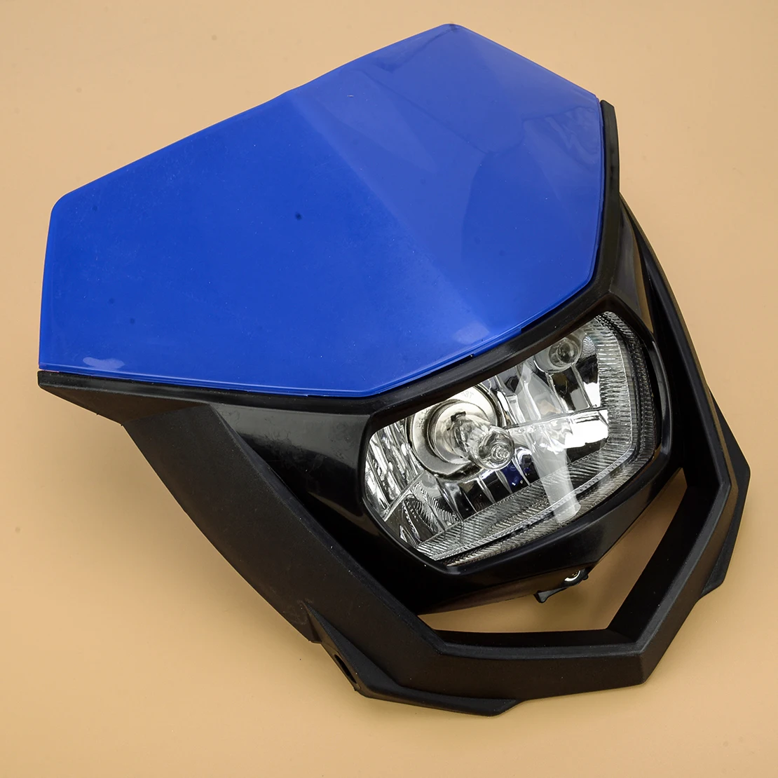 

Motorcycle Dirt Bike Front Enduro Motocross Headlight Halogen Fit for Yamaha YZ XT WR TTR 125 230 250 450 H4 12V 35W