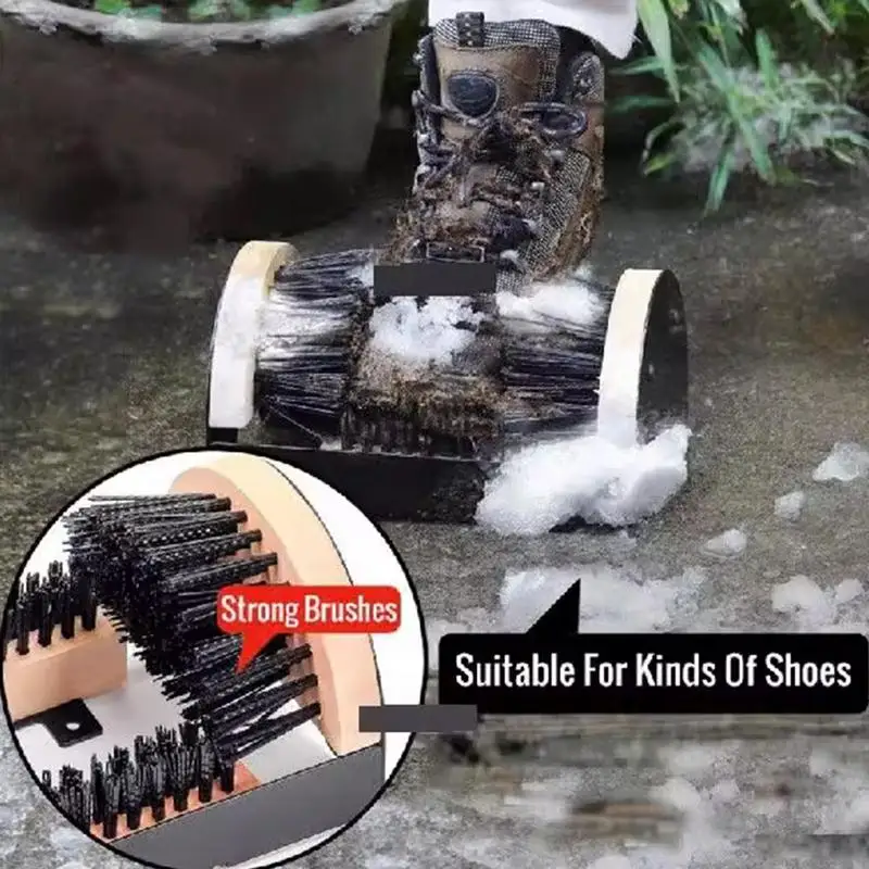 Boot Scraper Brush Multifunctional Snow Mud Brush For Shoes Household Shoe Maintenance Brushes For Rainboots Canvas Shoes 5