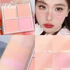 4 Colors Blush Brightens Contours Vitality Girlish Daily Whitening Peach Matte Blush Rouge Expansion Contraction All-In Makeups 3