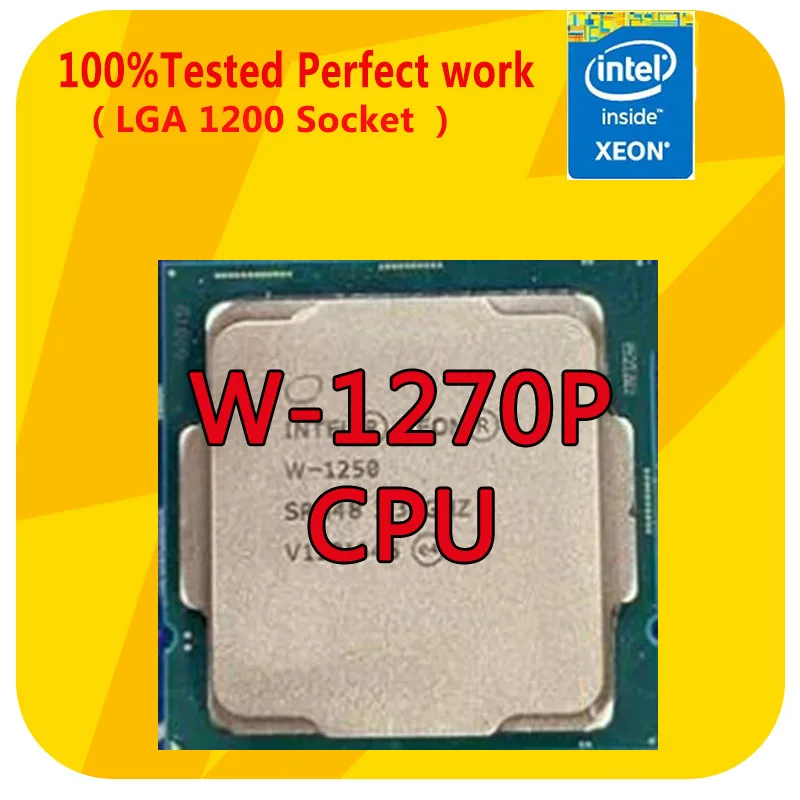 W1270p Cpu Intel W1270p 3.8ghz 8c/16t Cpu Processor 125w Lga1200 Socket For B560 Motherboard