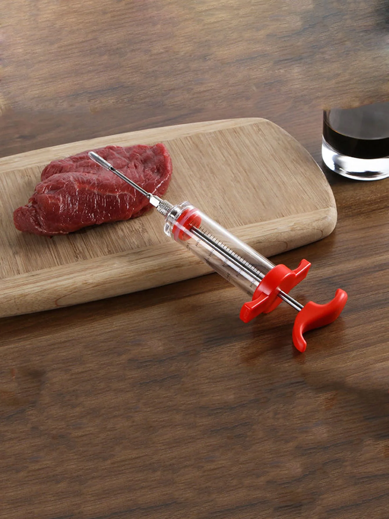 Description Picture 5 of item1pc Tools Meat Chicken Injection marinades Cooking Turkey Injector syringes Spices sauces Grill Needles Barbecue Party Flavor