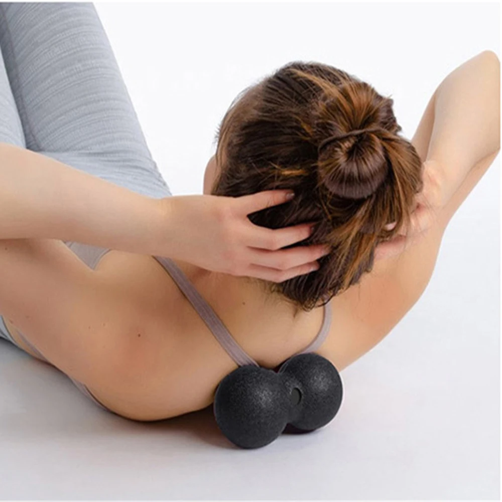 Massage Ball Yoga Foam Ball Roller Peanut Ball Epp High Density Body Massage Lacrosse Muscle Release Fascia Therapy Pilates Back/neck/foot massage ball fascia ball