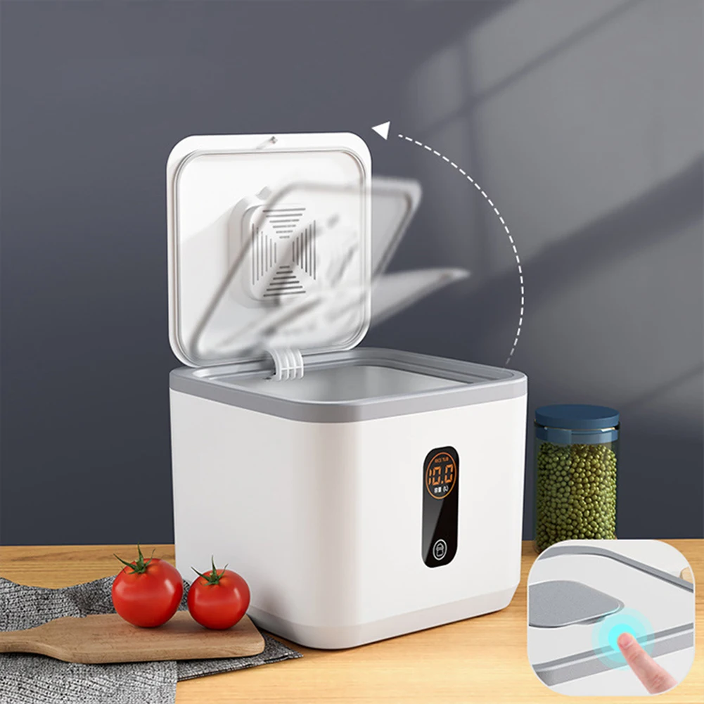 5KG Household Rice Dispenser with Measuring Cup Rice Airtight Storage Container Large Capacity for Kitchen Pantry Organization