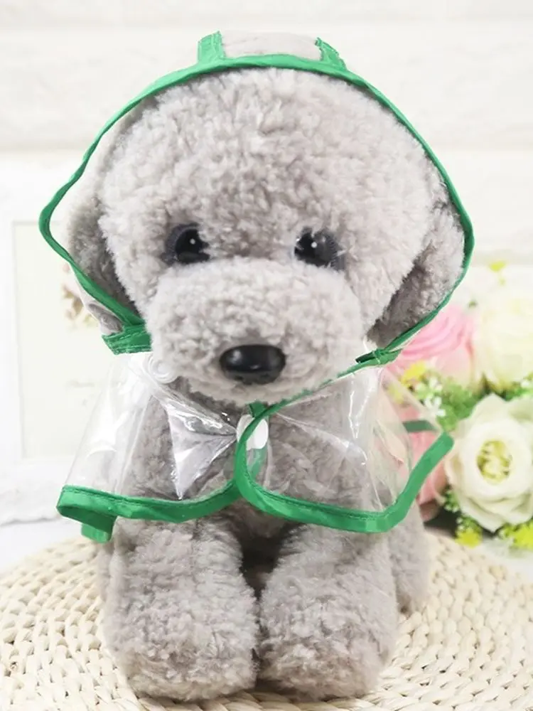 Summer Transparent Pet Dogs Raincoat PVC Waterproof Rain Coat Pet Articles Cat Raincoats Rainwear Pet Products Clothing