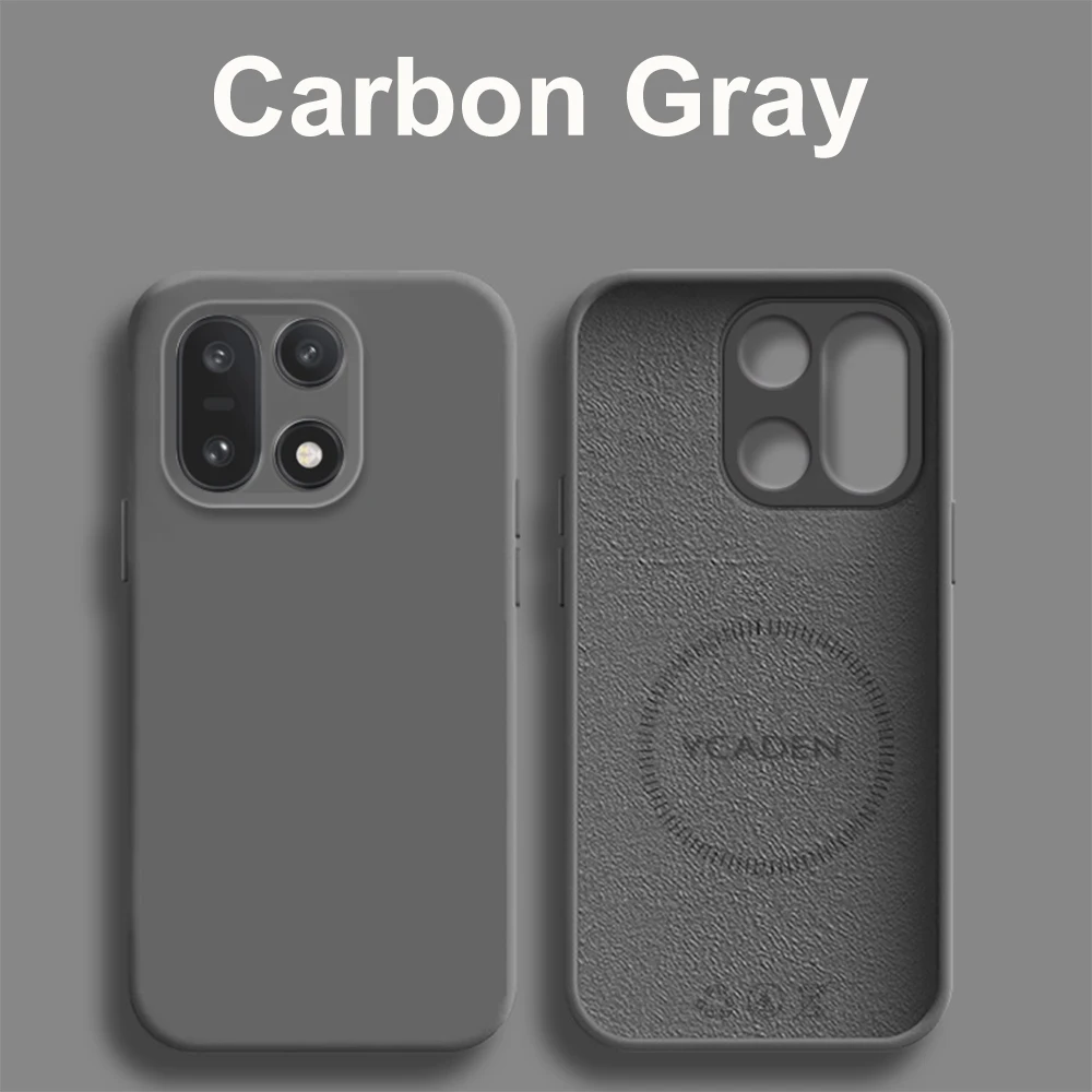 Premium Liquid Silicone Magnetic Case - Shockproof & Wireless Charging Compatible Back Cover