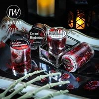 JIANWU 60mm*200cm Nighttime Dream Series Dark Gothic Material Collage Landscaping PET Tape Creative DIY Journal Stationery 2