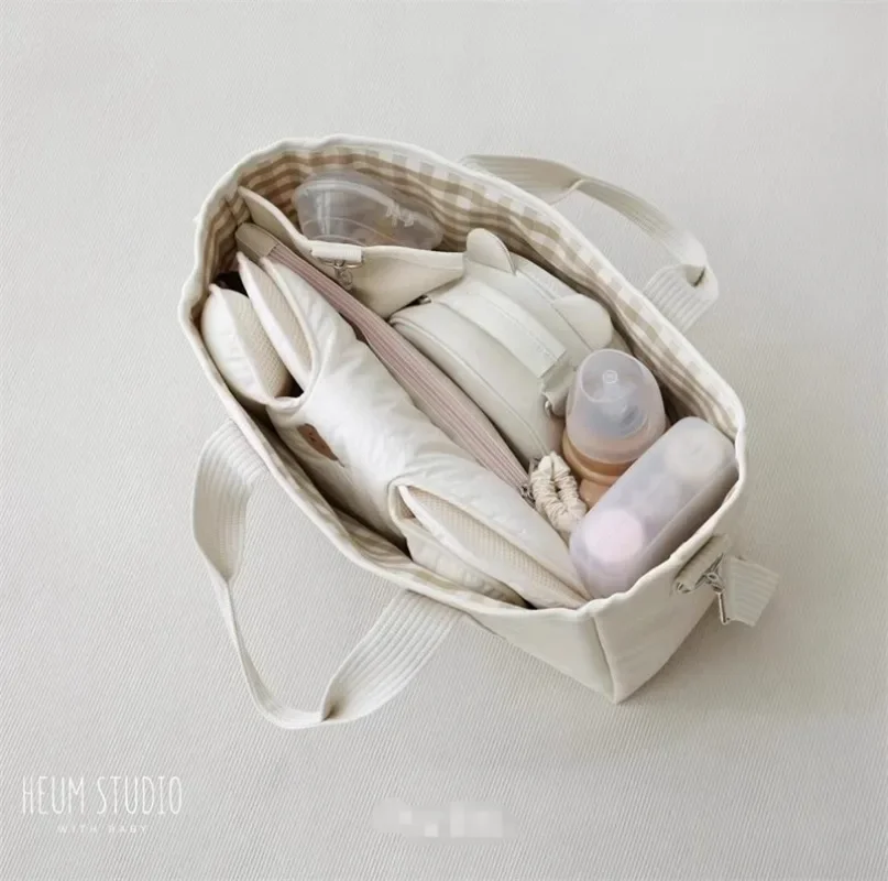 Mochila Pañalera Maternal Multifuncional | Bolso Organizador de Hombro | Estilo Coreano - Image 2