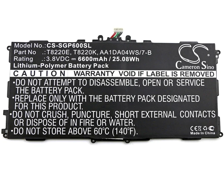 

Tablet Battery For Galaxy Note 10.1 SM-T520 SM-T525 Galaxy TabPRO 10.1 SM-P605 SM-P605V SM-P607T SM-T527P