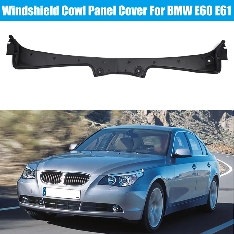 LHD 및 RHD 자동차 앞유리 카울 패널 커버, BMW 5 시리즈 E60 E61 2004-2007 E60 LCI / E61 LCI 2008-2010, 51717027083