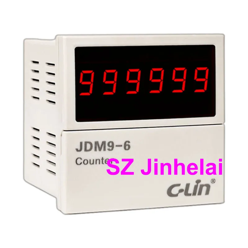 

Новинка и оригинал C-Lin N.C.F система тип кнопки/умное реле подсчета JDM9-6 AC220V DC24V AC380V