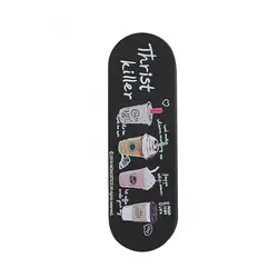 Universal U - shaped Finger Ring Holder & Phone Grip Stand Sticker (Black)