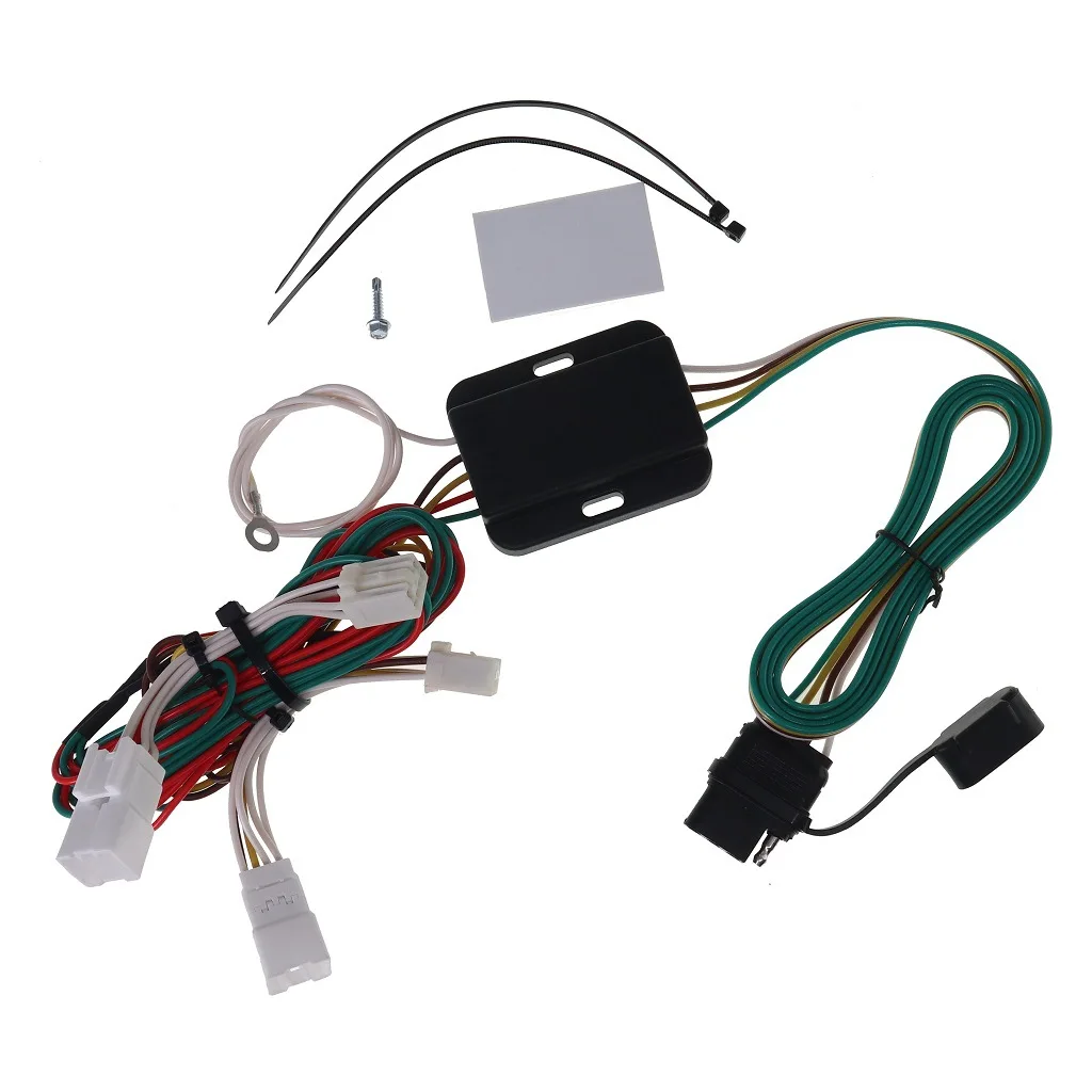 Trailer Connector Accessories 4-pin Trailer Harness American Version 01-05 RAV4 4-pin T-Connector taillight Converter trailer connector trailer accessories 4 pin 3 to 2 power converter american version of automotive wiring harness