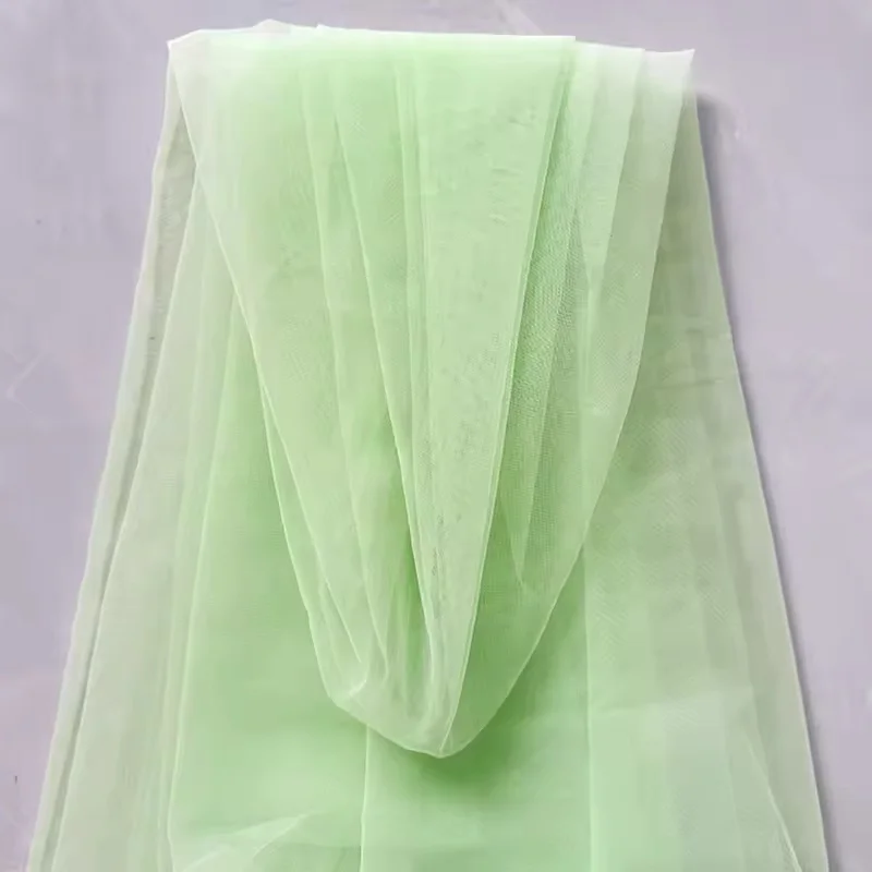 Elegant Sage Green Soft Tulle Fabric for Wedding Decor and DIY Projects