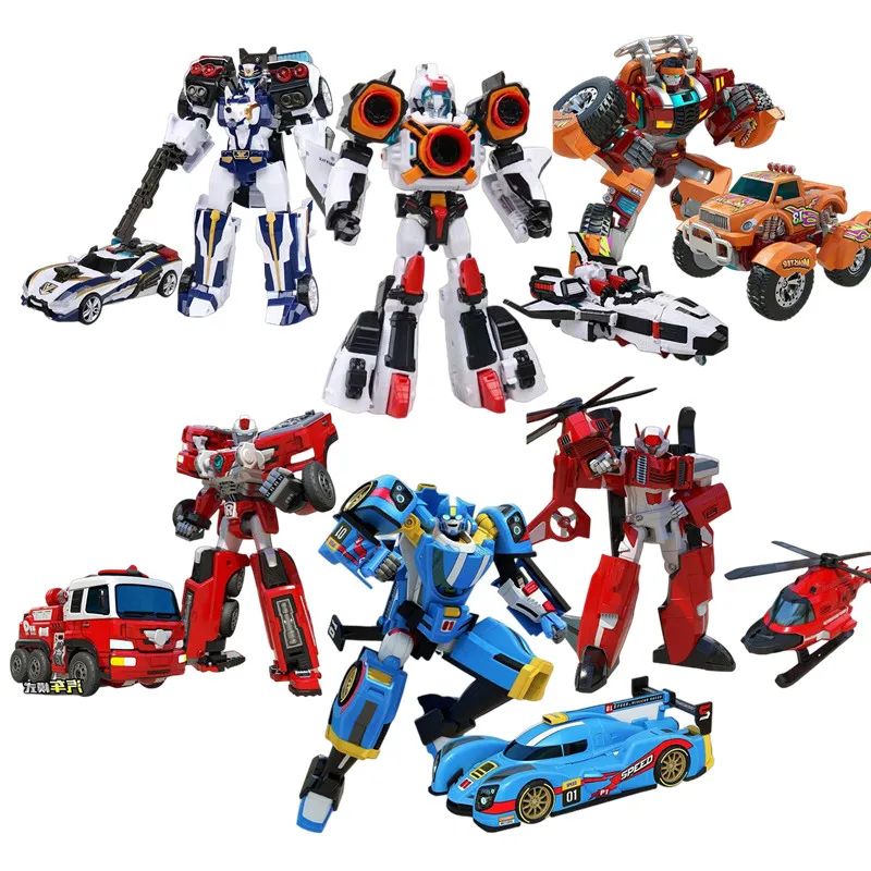 Tobot Brothers Anime Transformation Car to Robot Toy Korea Cartoon
