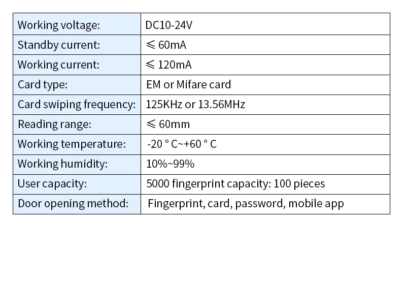 S6c98a24189c84911a64ba47a93b1968fc WIFI App Tuya Fingerprint Access Controller Keypad Metal Waterproof RFID Card Standalone Door Access Control System