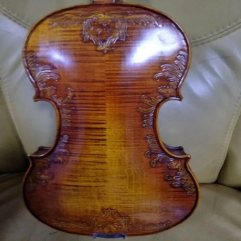 hand made Nice violin. maple back violin+bow + case