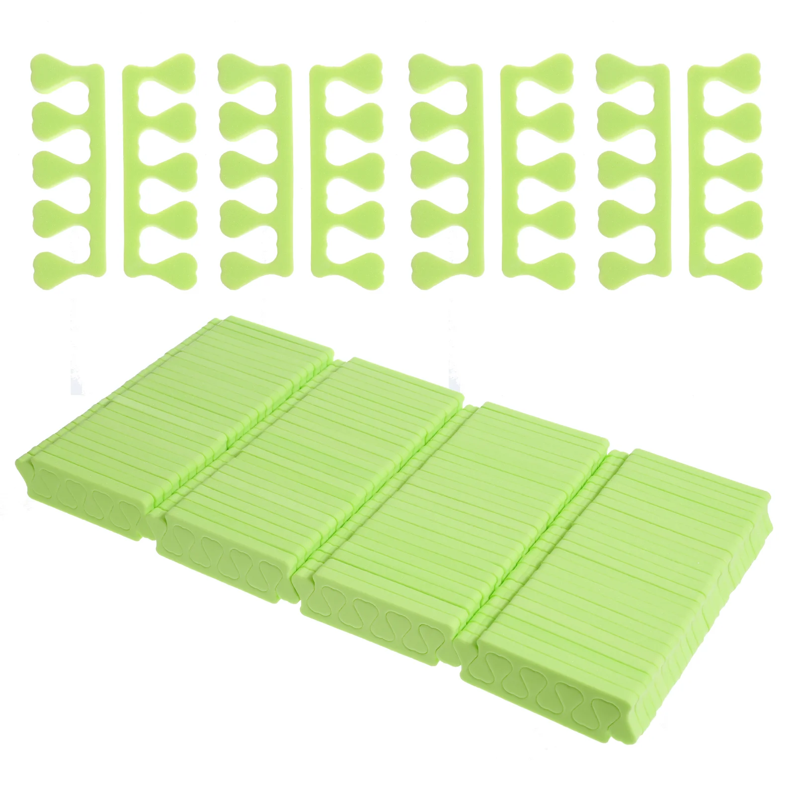 100 Pairs Disposable Sponge Toe Separator Cover Foot Adjuster Nail Tools for Protector Spacers Women's