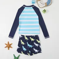 Swimwear 4t Kids Toddler Boys Girls Swimwear Cartoon Long Sleeve Tops Striped Shorts Pants Swim Short Sleeve Toddler Swimsuit 4