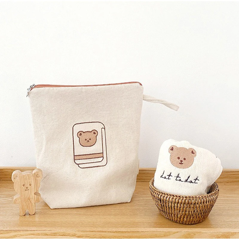 Canvas Storage Bag Set Inner Waterproof Sundries Travel Makeup Storage Bag 2