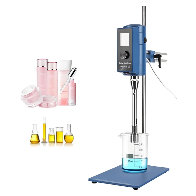 13L Lab Digital High Speed High Shear Dispersing Emulsifier Homogenizer Shampoos Cream Balms Lotions Mixer HR-500DG