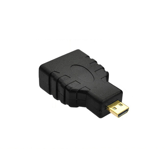 Micro HDMI-compatible To HDMI-compatible Adapter Male to Female Connector Converter Gold-Plated Extension For HDTV Camera