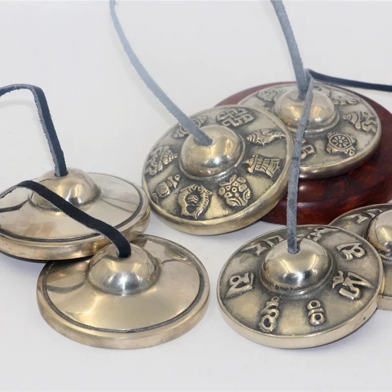 Yoga Healing Sounds Tibetan Musical Instrument Bell Diatonic Bells Musical Instrument Jingle Bells Meditation Plates hand bell