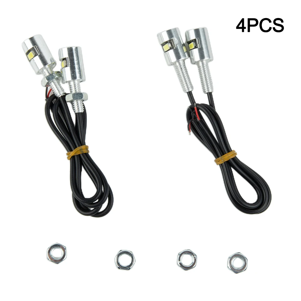 Plate Bolt Light Led License Car Accessories 0.24W 17x12x12mm 5630 Aluminum Car DC12V Long Lasting Motorcycle