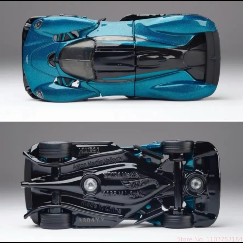 New Hot Wheels 2025 Elite 64 Aston Martin Valkyrie Blue 1:64-Scale